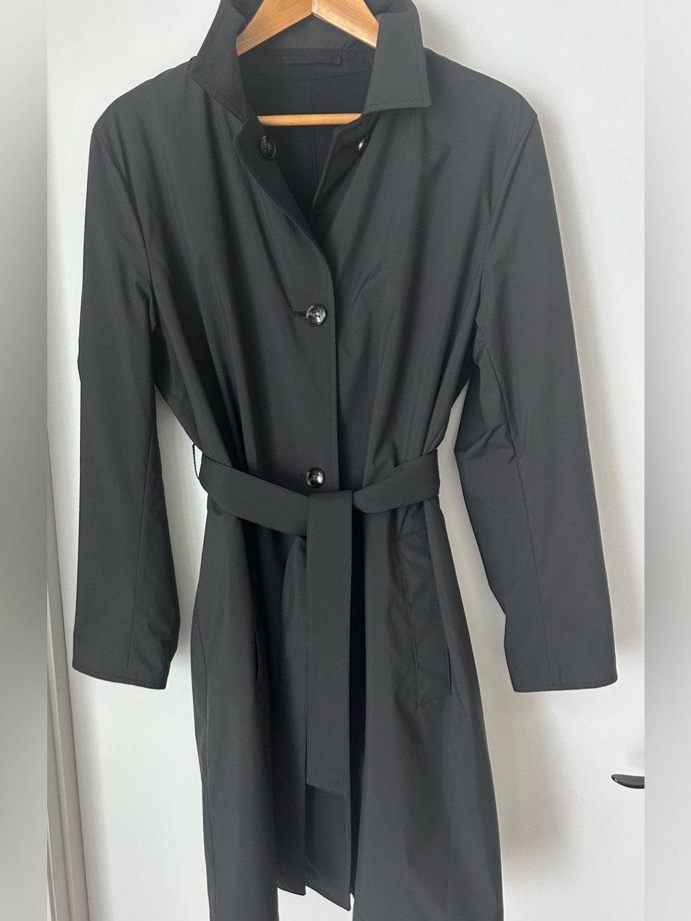 Kiton Napoli Soprabito Reversible Overcoat Black